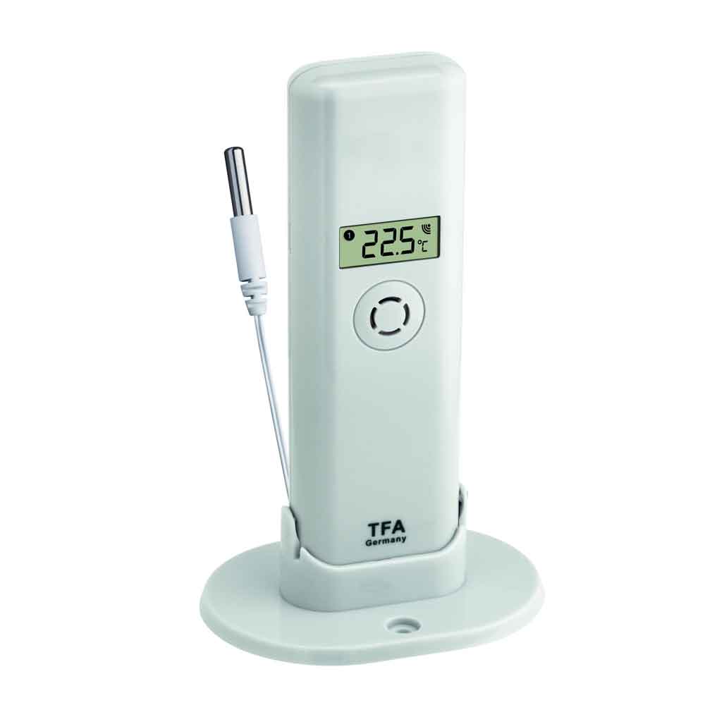 Termometer Sensor Med Ledningsføler Til Weather Hub Wifi Vejrstation  Observer Version