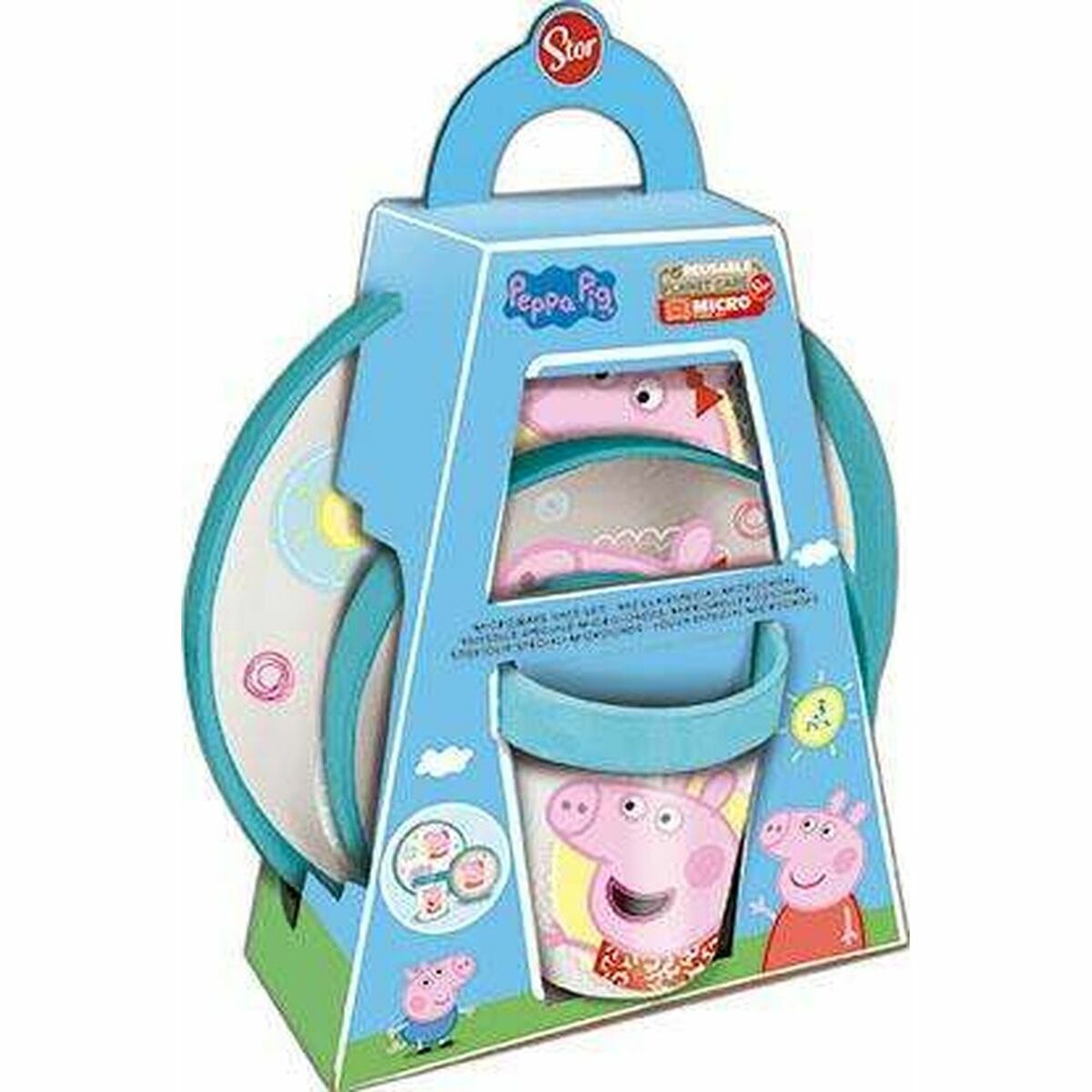 Madlavningssæt Peppa Pig Anti Skrid   Pcs