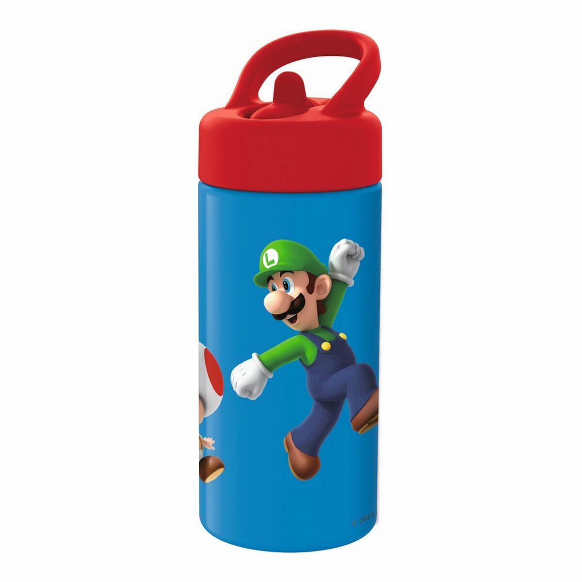 Vandflaske Super Mario Rød Blå   Ml