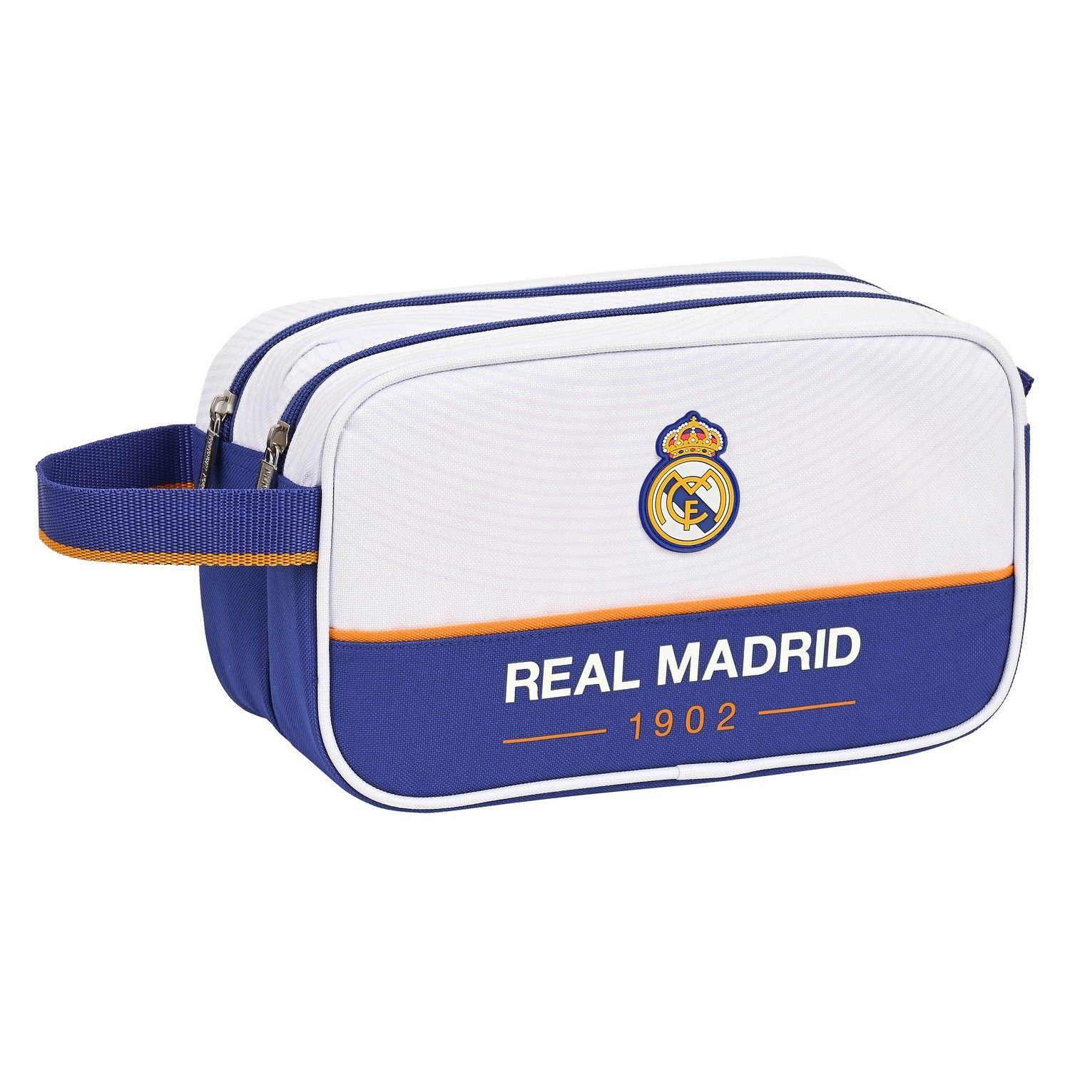 Skoletoilettaske Real Madrid C F  Blå Hvid