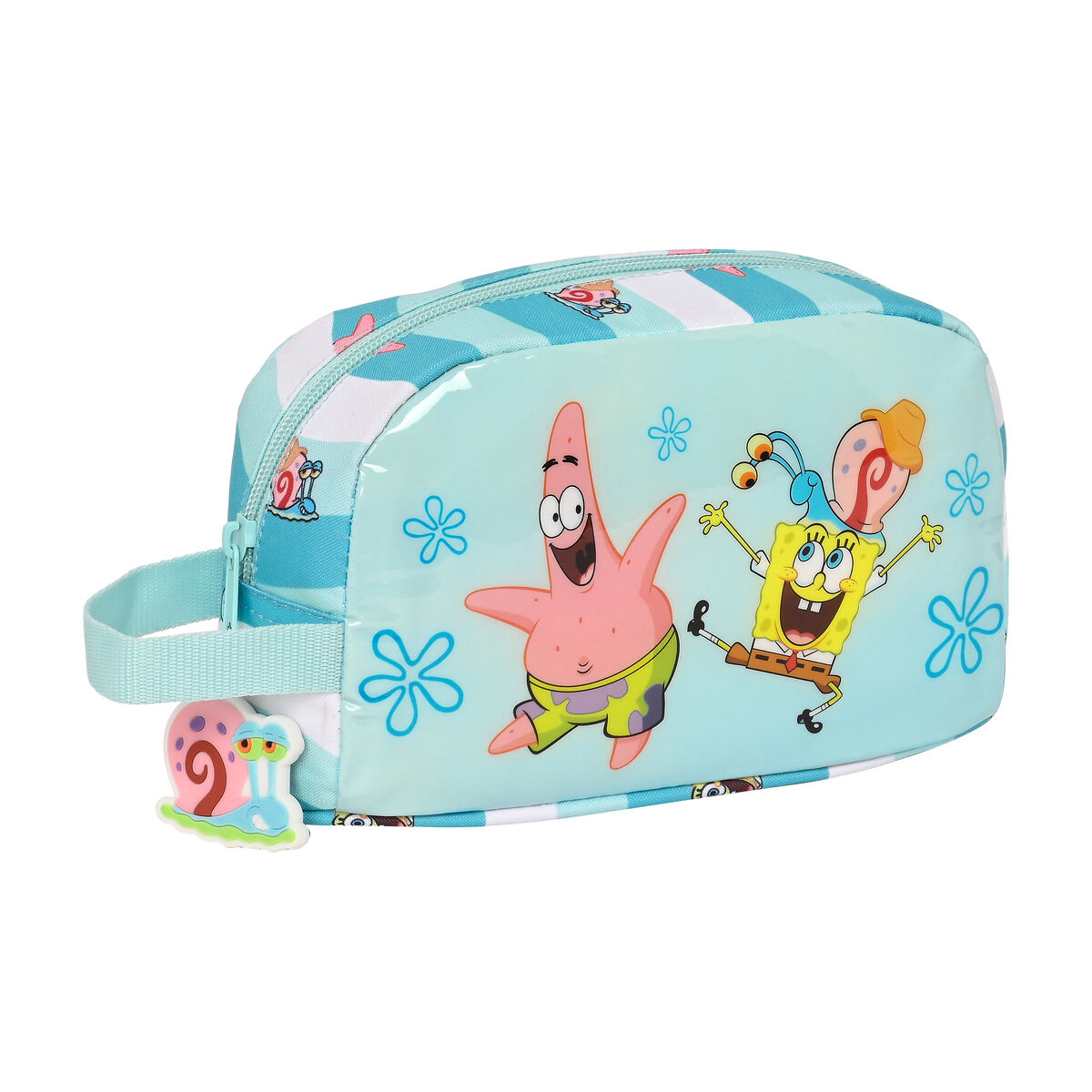 Termomadkasse Spongebob Stay Positive Blå Hvid X X Cm