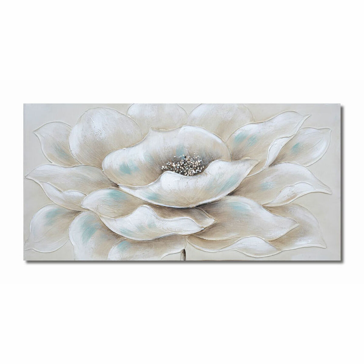 Lærred Dkd Home Decor Floral  Refurbished A