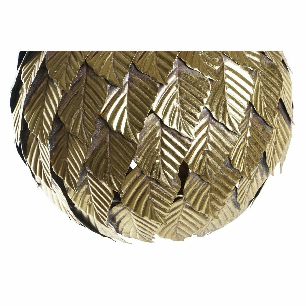 Loftslampe Dkd Home Decor Gylden  Refurbished B