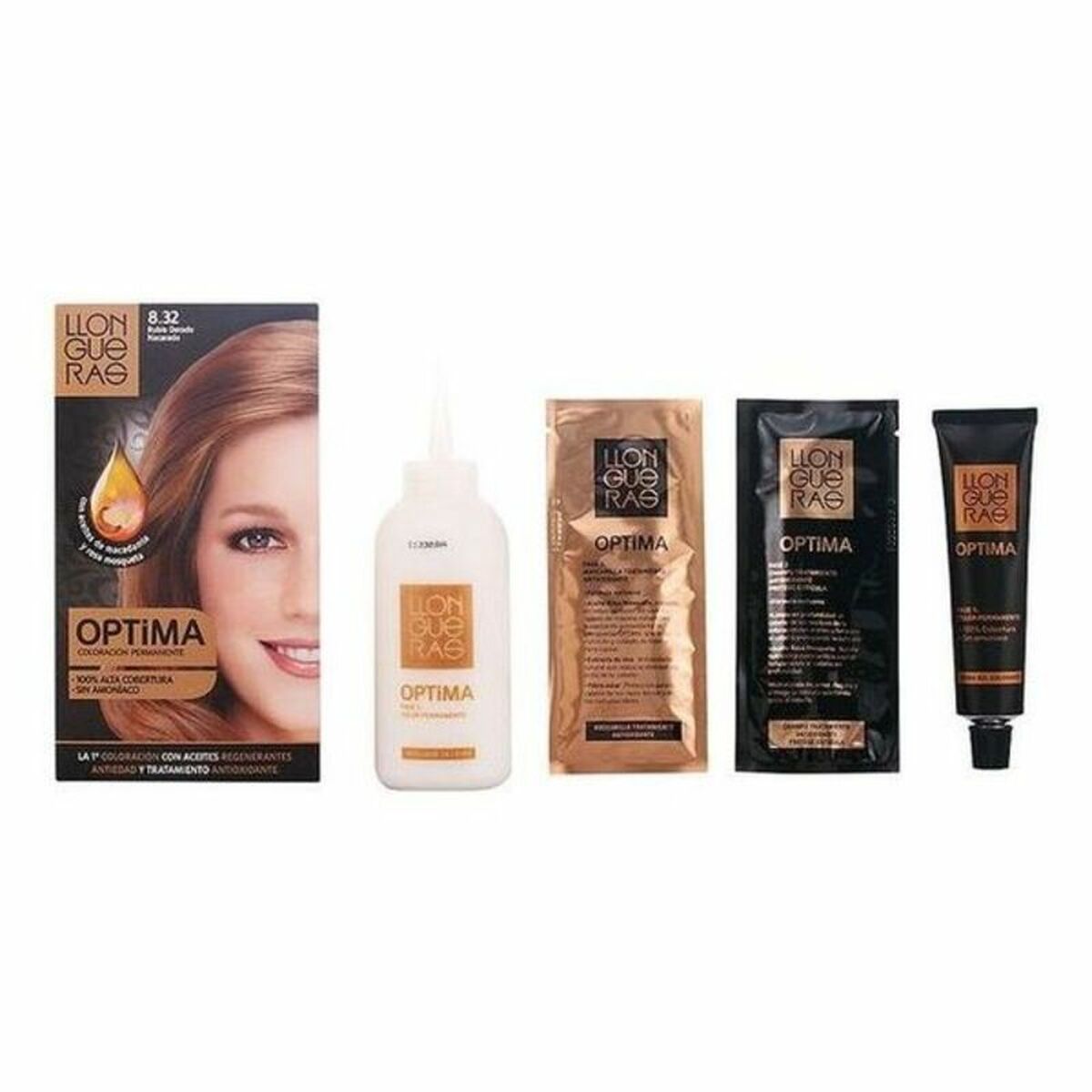 Farve Uden Ammoniak Llongueras Optima N   Light Blond Natural   Enheder