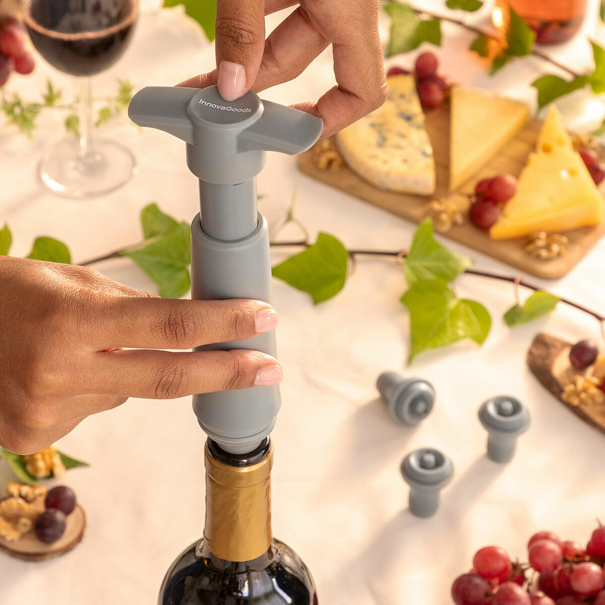 Vakuumpumpe Og Vinstoppere Winuum Innovagoods   Hætter