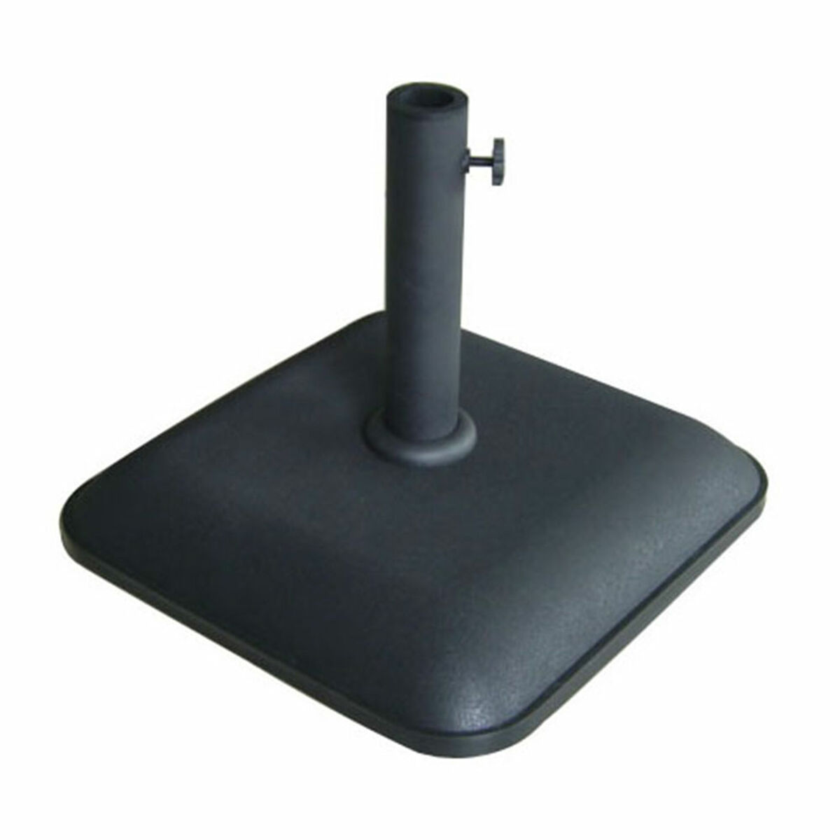 Marbueno Base Parasoll Cement  X X  Cm  Kg Sort Have  Pool Og Terrasse