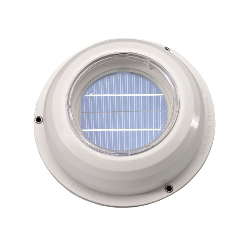 Solcelle Ventilator i Kunststof - Perfekt til Camping!