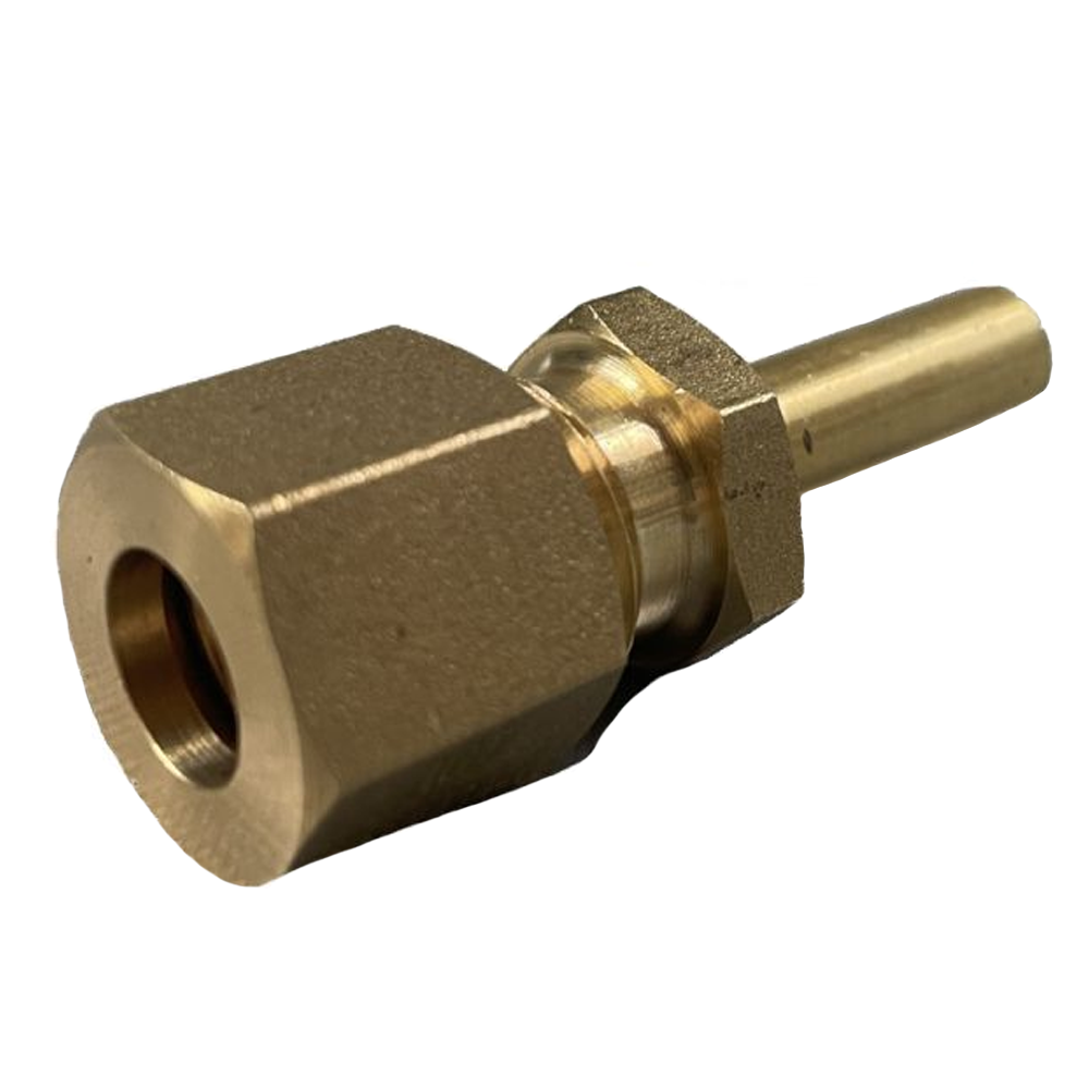 Konverteringsstuds 10 mm til 8 mm - Gas Fittings tilbud!