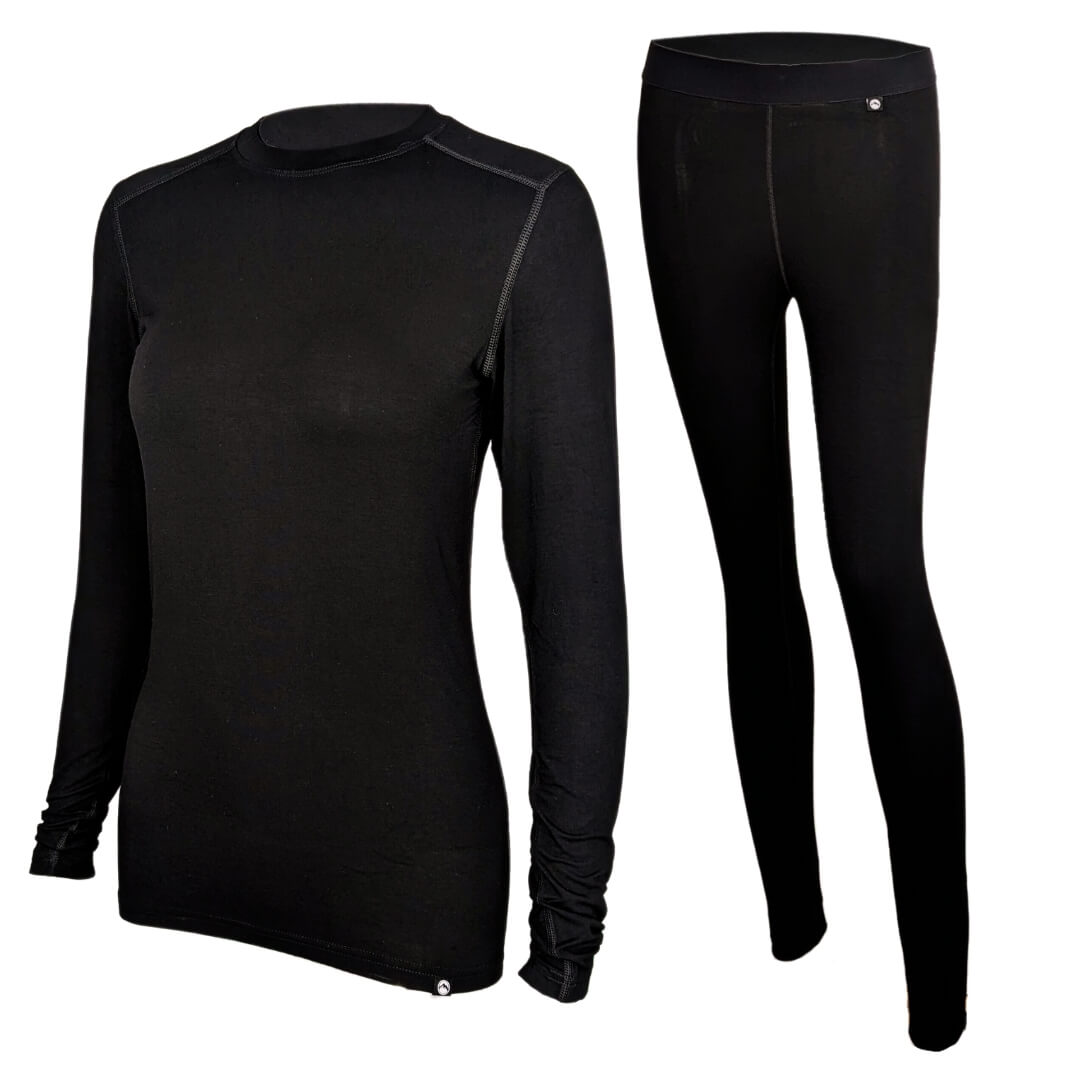 Bambus Base Layer Sæt   Dame