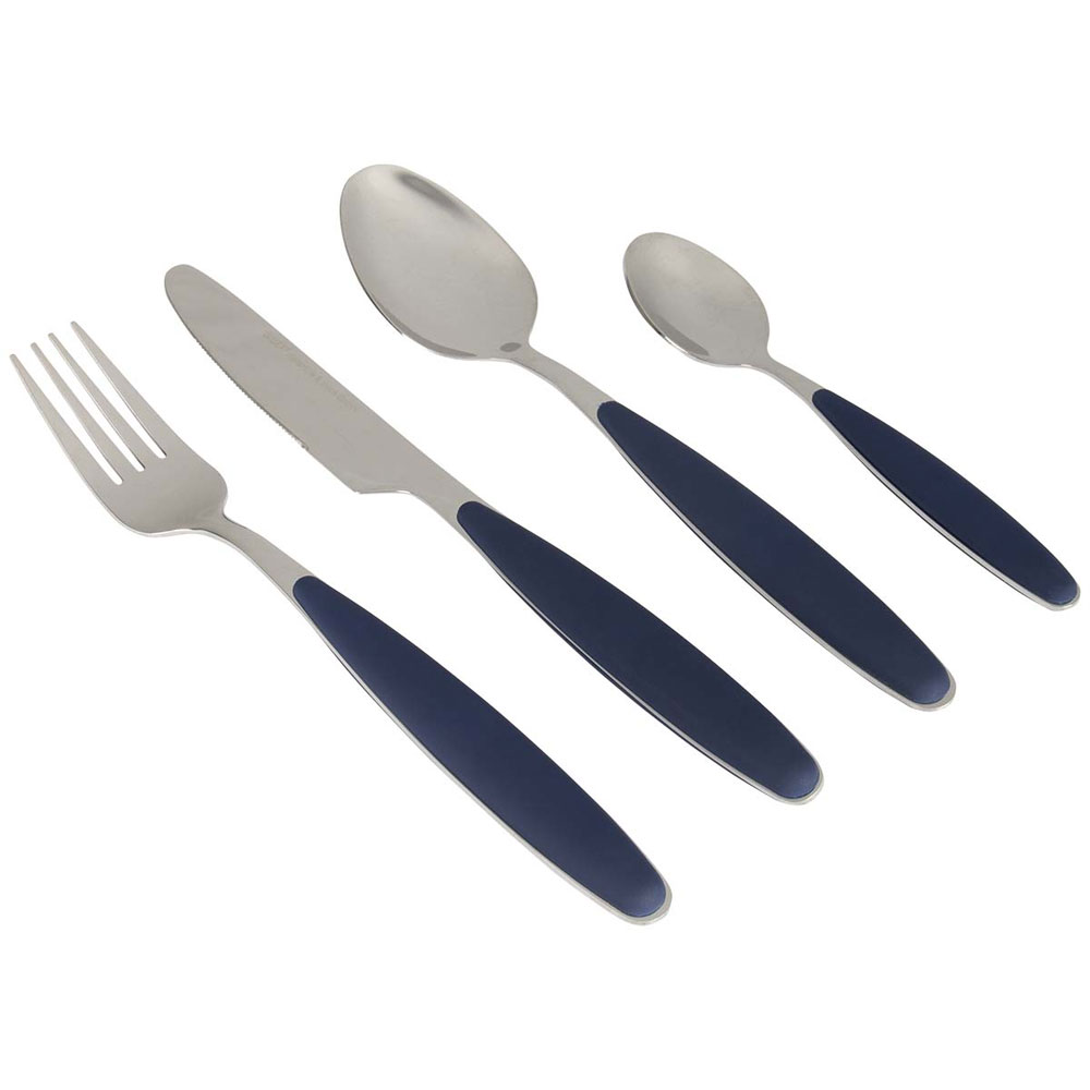 Gimex Bestiksæt Med Soft Touch Håndtag Navy Blue