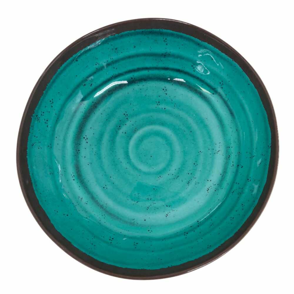 Melamin Skåle - Restsalg Bo Camp Halo Blå & Brun Ø18 cm