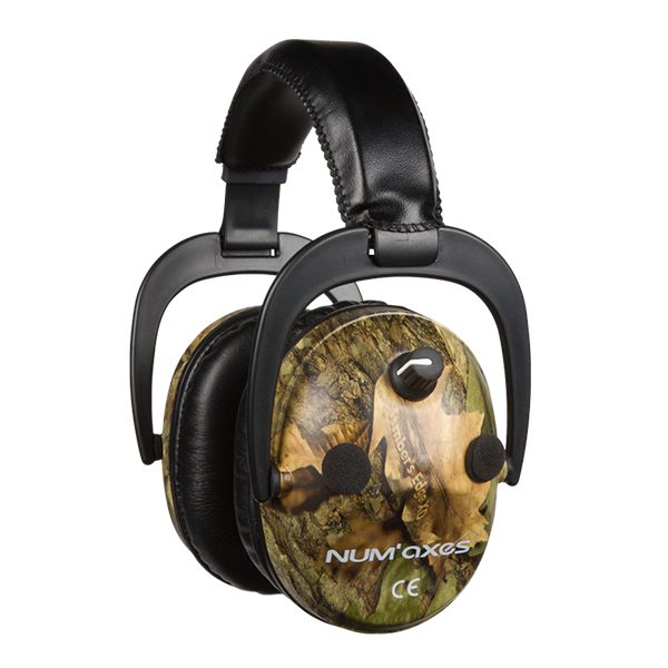 NumAxes Elektronisk Høreværn CAS1021 Camo - Jagtudstyr på tilbud