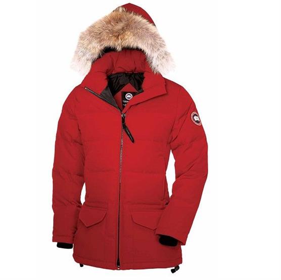 Canada Goose Ladies Solaris Parka  Red