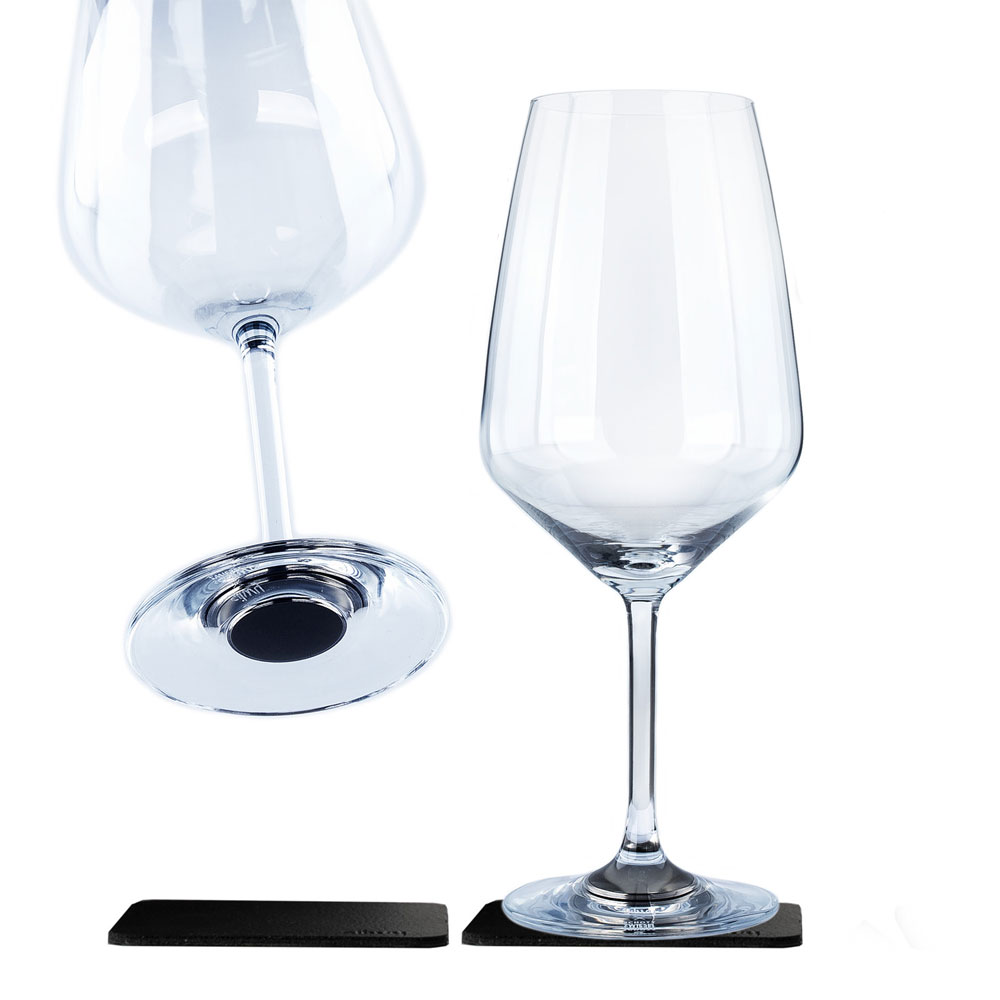 Silwy Krystalglas med Magnetsystem - Sikker Campingdrik 400 ml