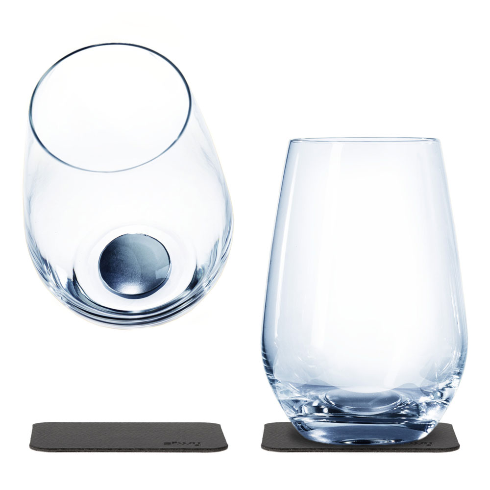 Silwy Krystalglas med Magnetsystem - Longdrink 400 ml