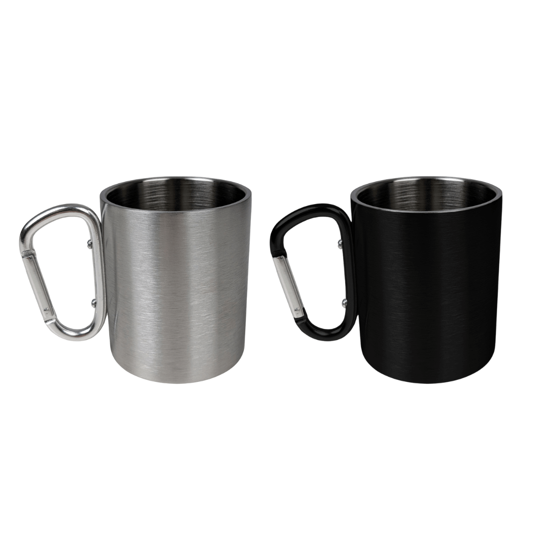 Robust Drikkekrus med Karabinhage til Udendørsbrug - 300 ml