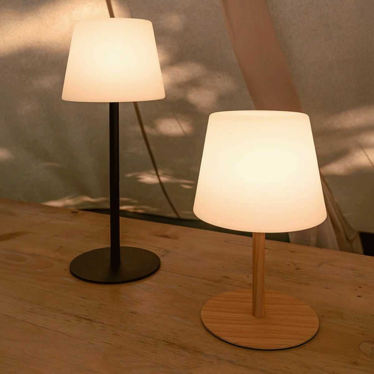 Travellife Elin Lamp Woodlook White
