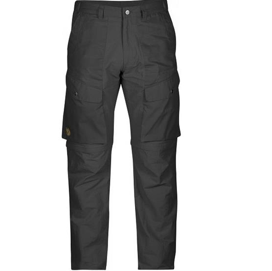 Fjällräven Abisko Hybrid Zip-Off Bukser til Mænd - Mørkegrå