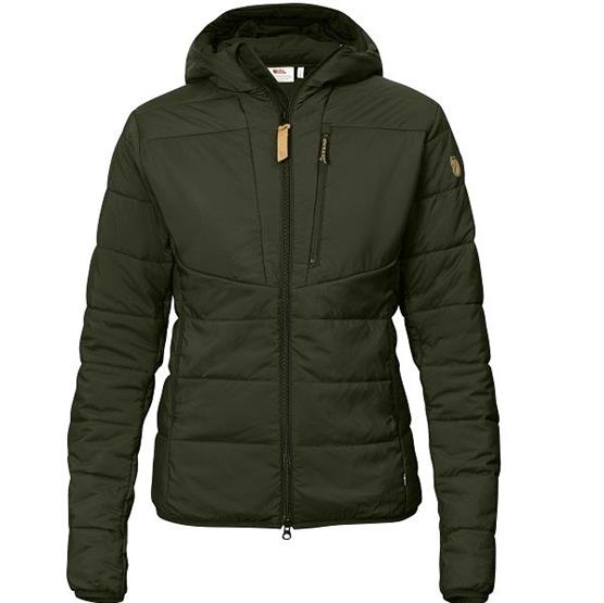 Fjällräven Keb Loft Hoodie til kvinder - Oliven Black Friday!