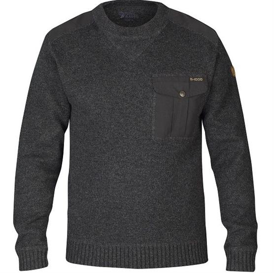 Fjällräven Torp Sweater til mænd - Grafitgrå tilbud!