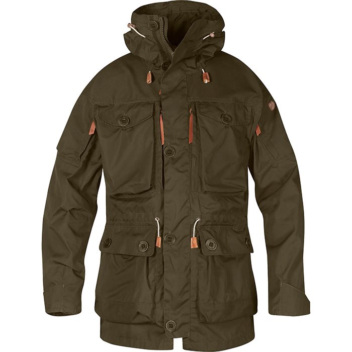 Fjällräven Ven Smock No 1 Jakke til Mænd – Mørk Oliven