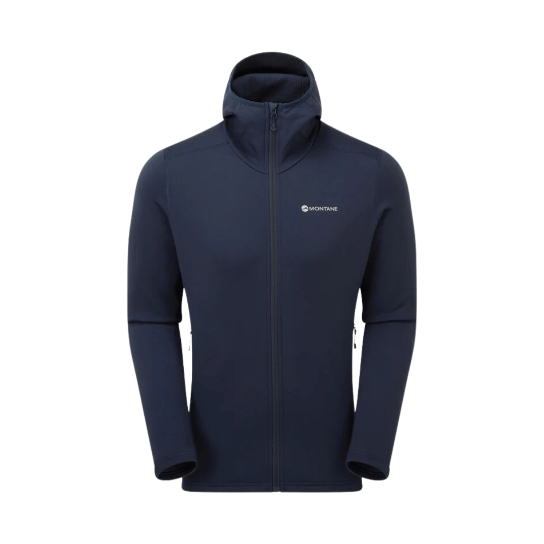 Fleecejakke Herre   Montane Fury Hoodie   Blå