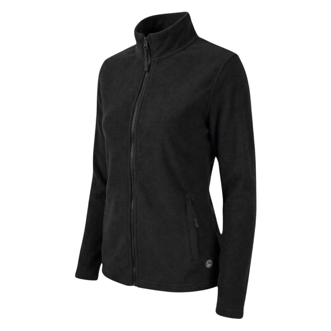 Fleecetrøje Dame   Treklife Mid Fz   Sort