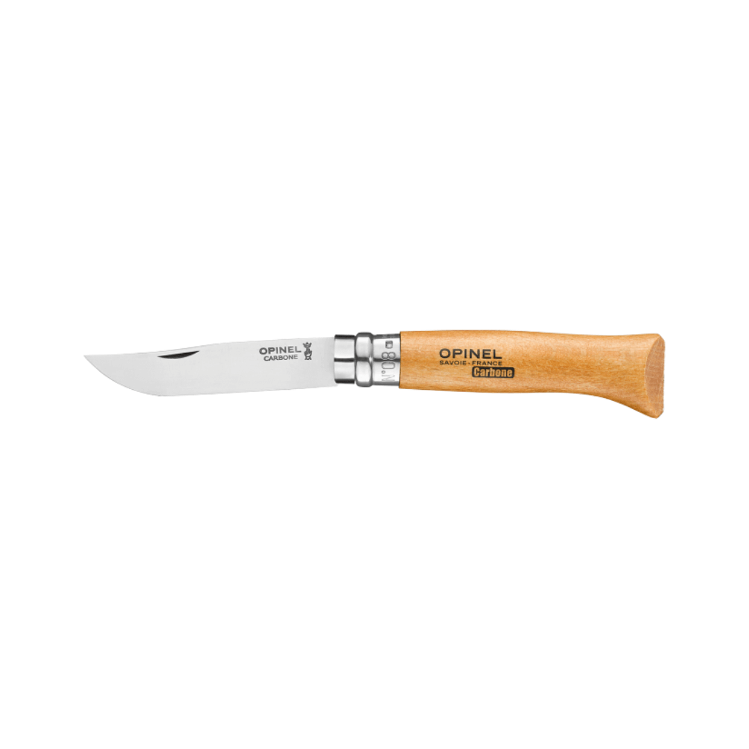Foldekniv   Opinel No       Cm   Carbon Steel   Bøg