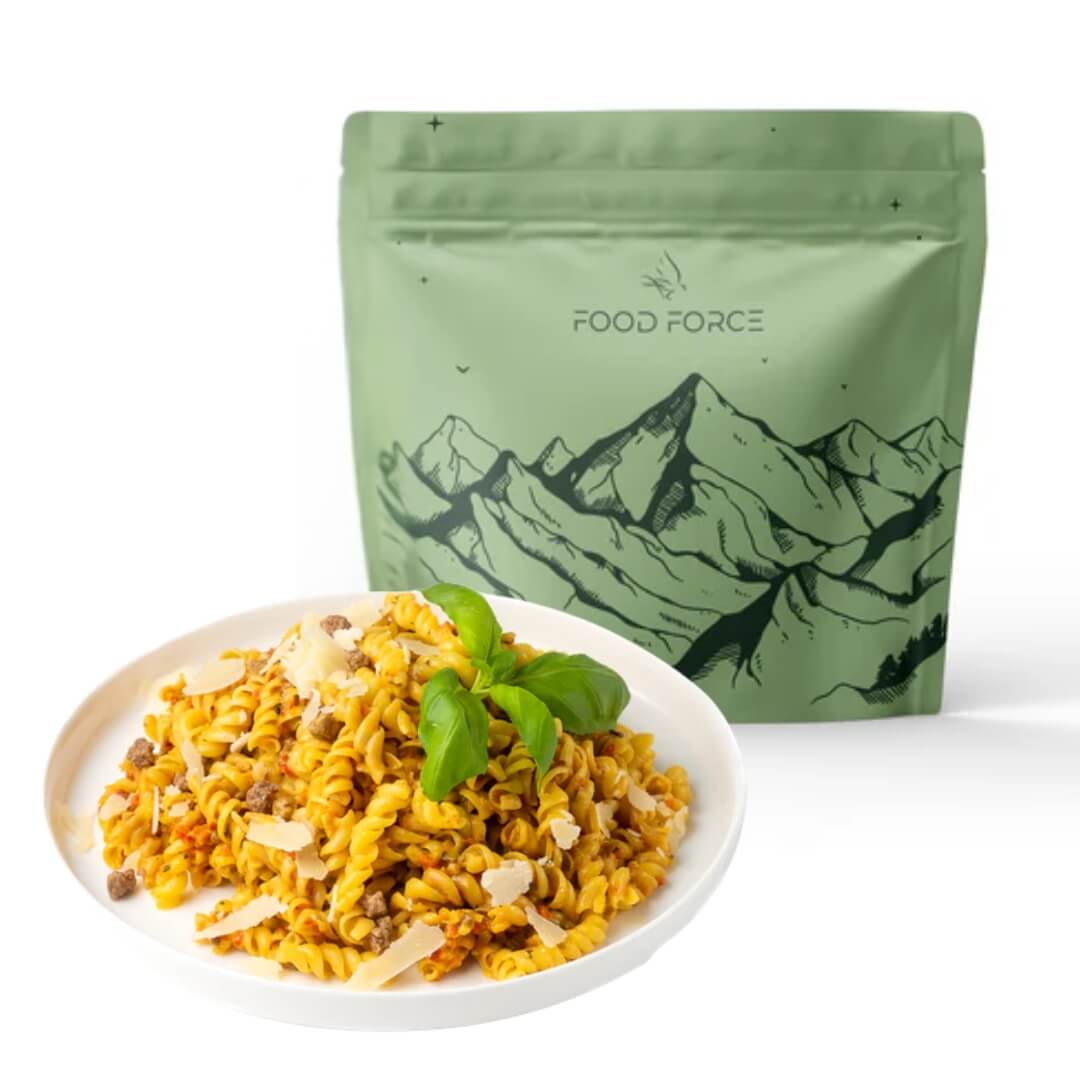 Frysetørret Mad   Cremet Pasta Med Oksekød