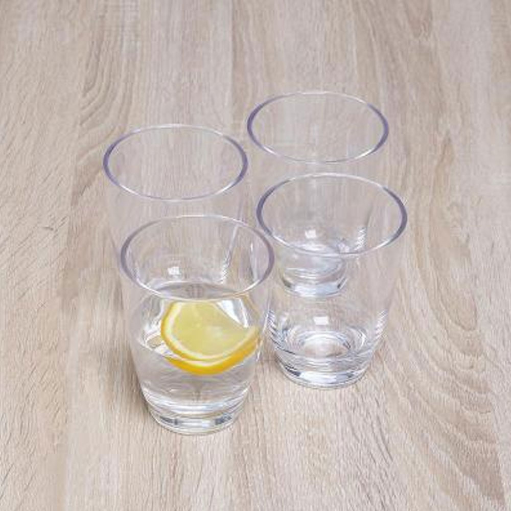 Elegant Isabella Campingglas - 4 Stk i Polycarbonat