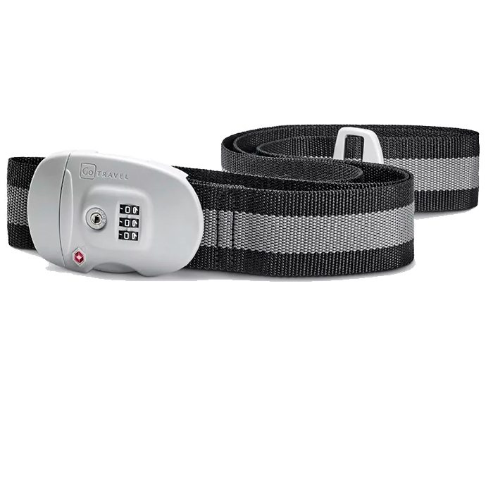 Go Travel Combi Luggage Strap Tsa  Black   Små Tasker  Punge  Tilbehør