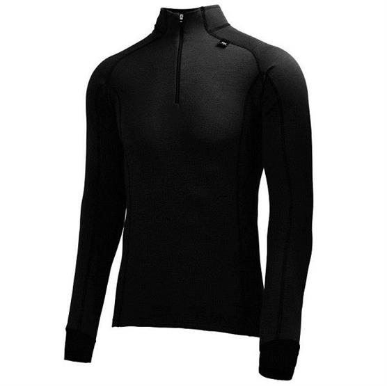 Helly Hansen Warm Freeze ½ Zip i Sort - Varmt Undertøj