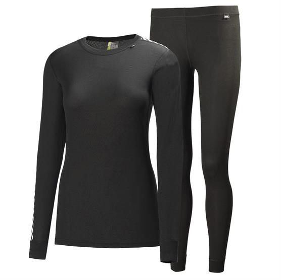 Helly Hansen Comfort Dry Skiundertøj 2 Pakke - Sort
