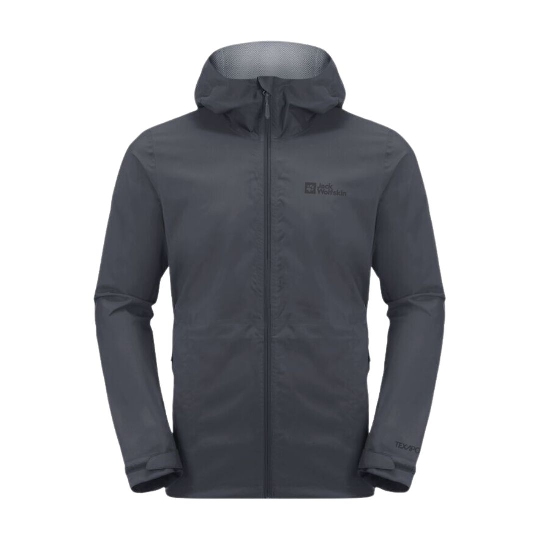 Jakke Herre   Jack Wolfskin Elsberg  L Jkt M   Sort