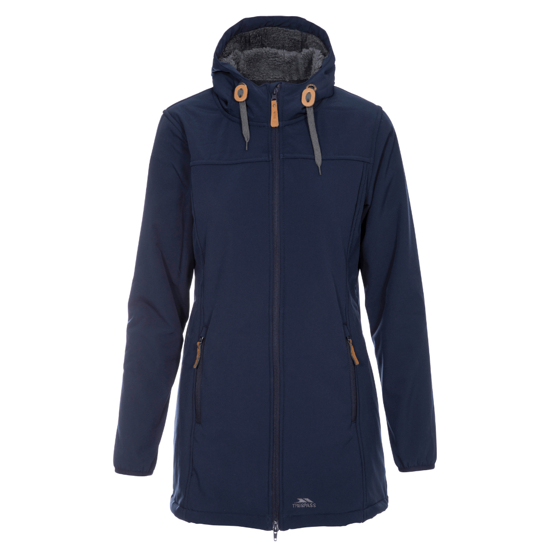 Jakke Til Kvinder   Trespass Kristen   Navy