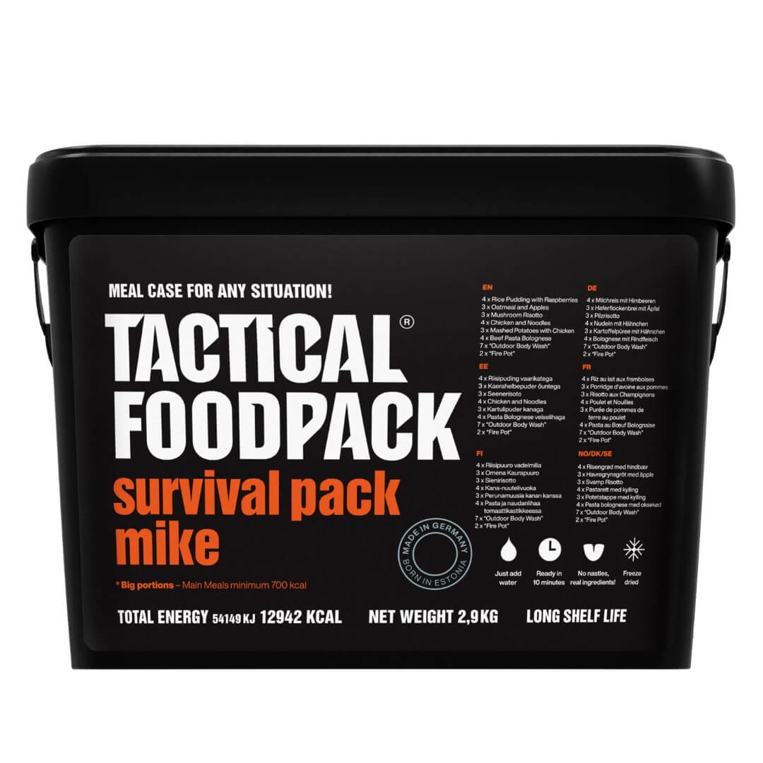 Frysetørret Mad   Tactical Foodpack   Overlevelsespakke Mike