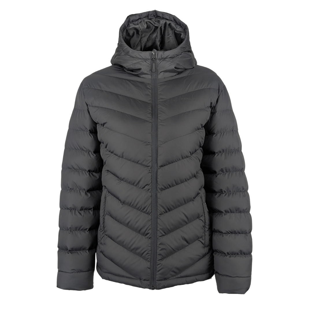 Treklife Padded Packaway Jakke til Dame - Sort Udsalg!