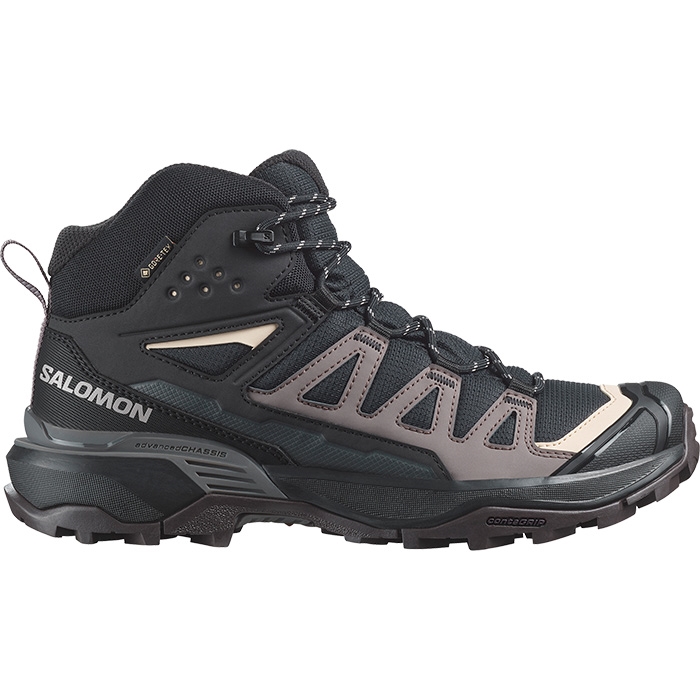 Salomon X Ultra 360 Mid Gtx Vandresko – Sort Plum på tilbud!
