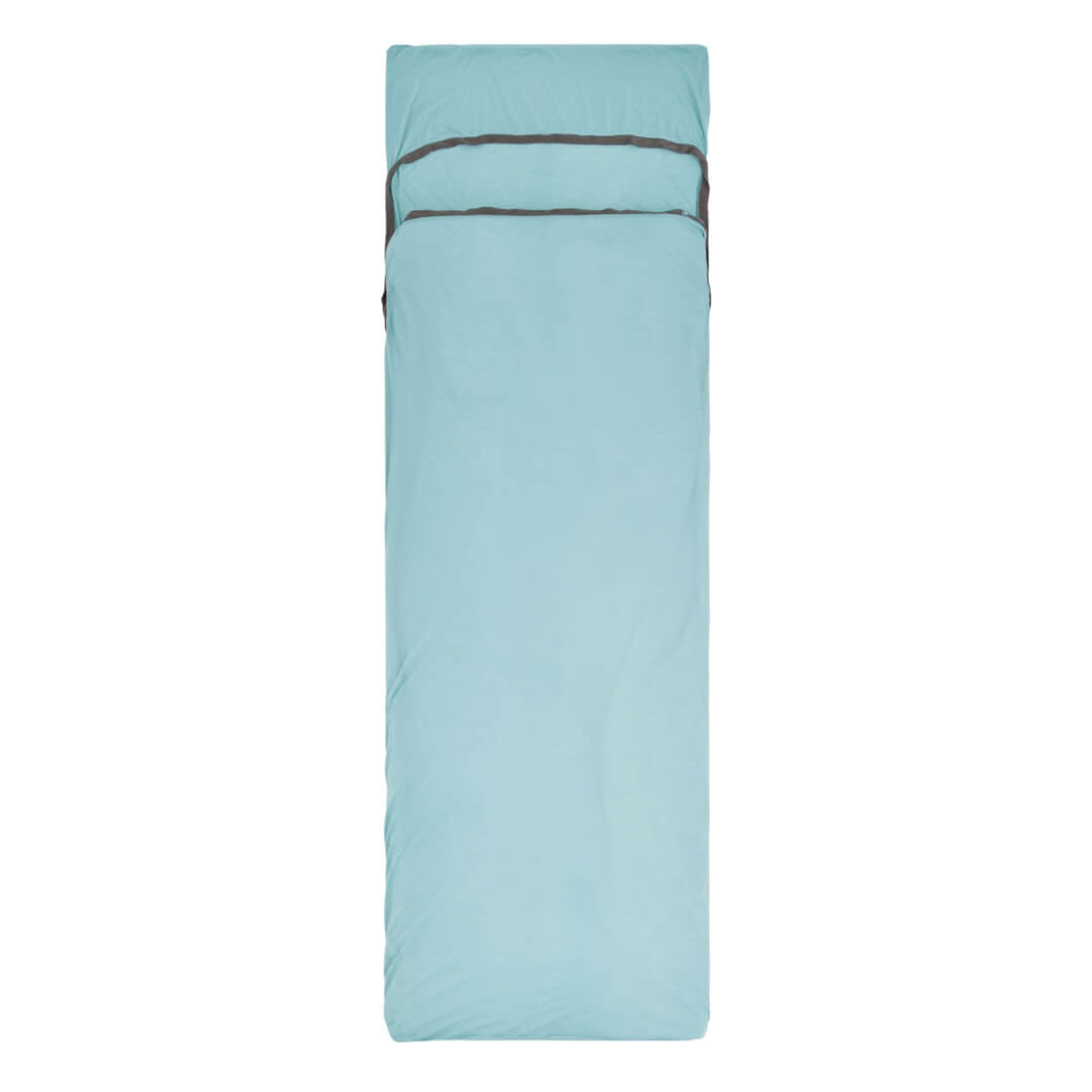 Lagenpose   Sea To Summit Comfort Blend Sleeping Bag Liner Inkl  Pudeindlæg   Rektangulær   Lyseblå