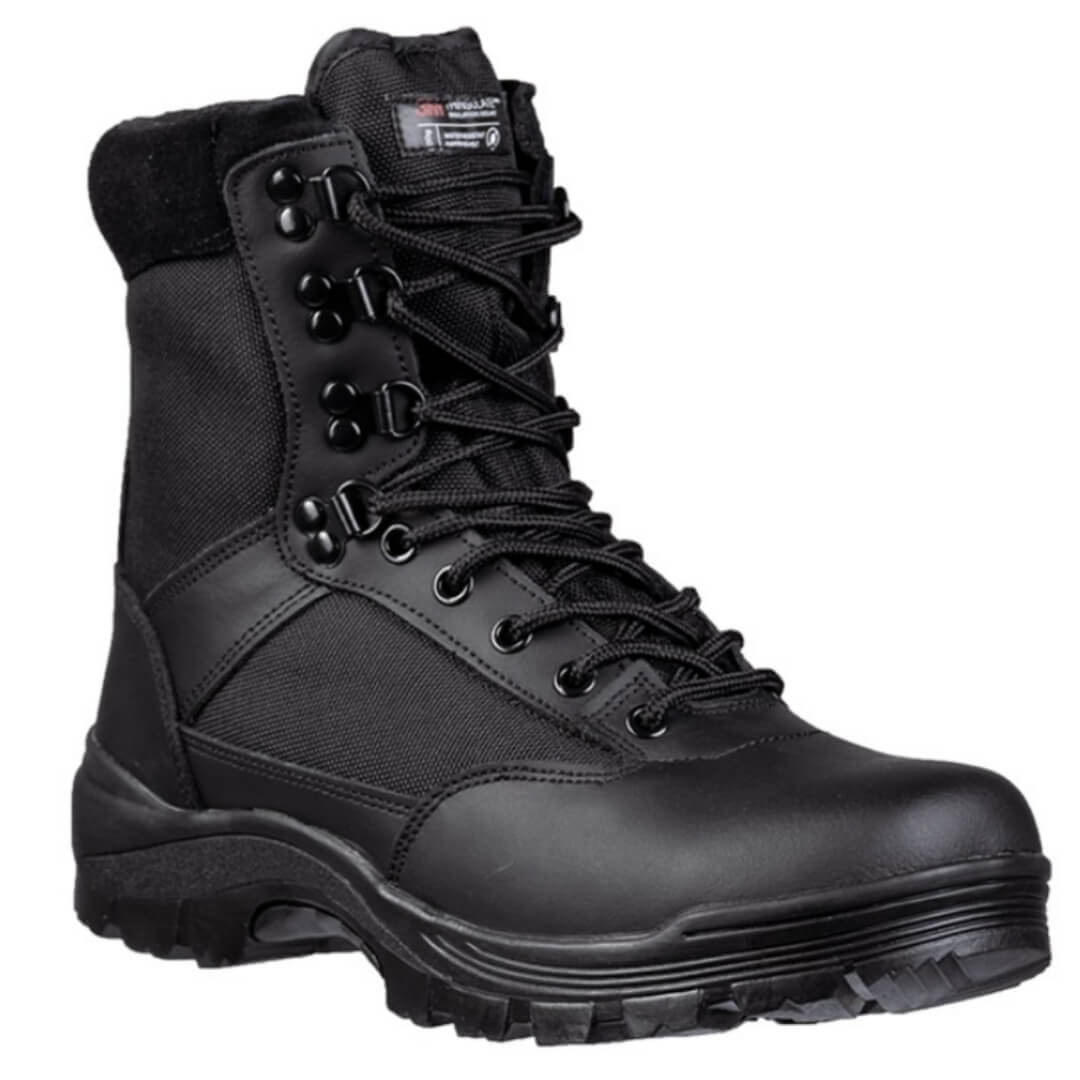 Vandrestøvler Med Lynlås   Mil Tec Tactical Boot   Sort