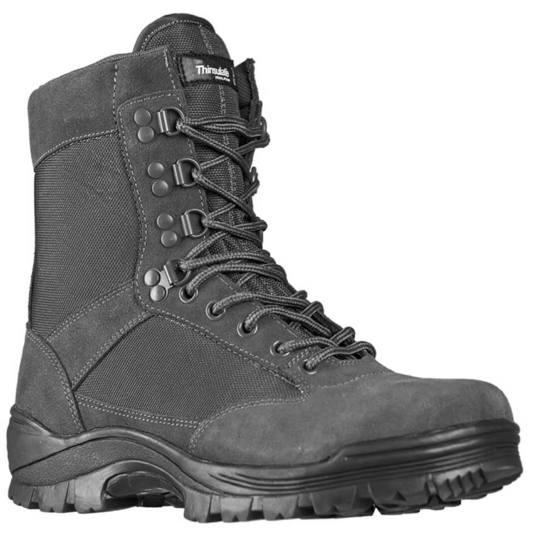 Vandrestøvler Med Lynlås   Mil Tec Tactical Boot   Grå
