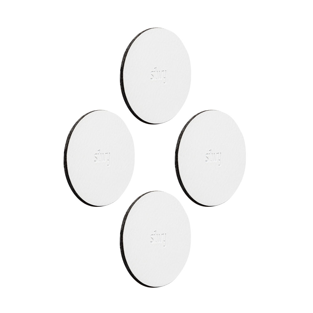 Silwy Metal Nano Gel Pads - Runde Hvide 4 Stk til Camping