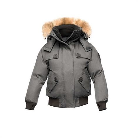 Nobis Audrina 3. Dame Vinterjakke i Crosshatch Grey