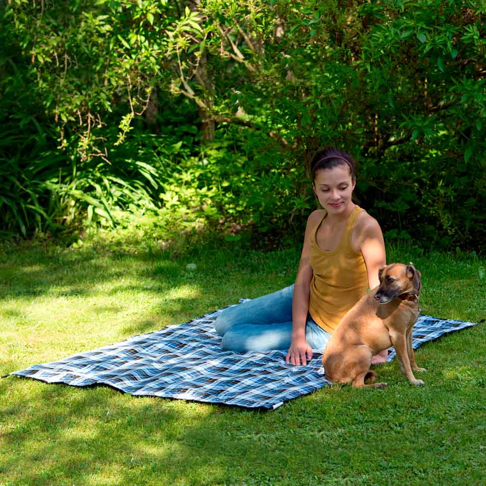 Ultralight Outdoortæppe 150 x 120 cm - Vandafvisende!