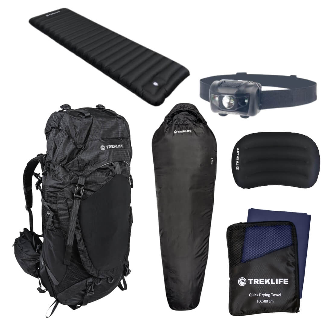 Outdoor Shelter Pakke Essentials Inkl Rygsæk