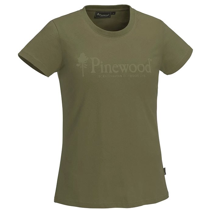 Pinebrun Outdoor Life T-Shirt til kvinder - Oliven Grøn