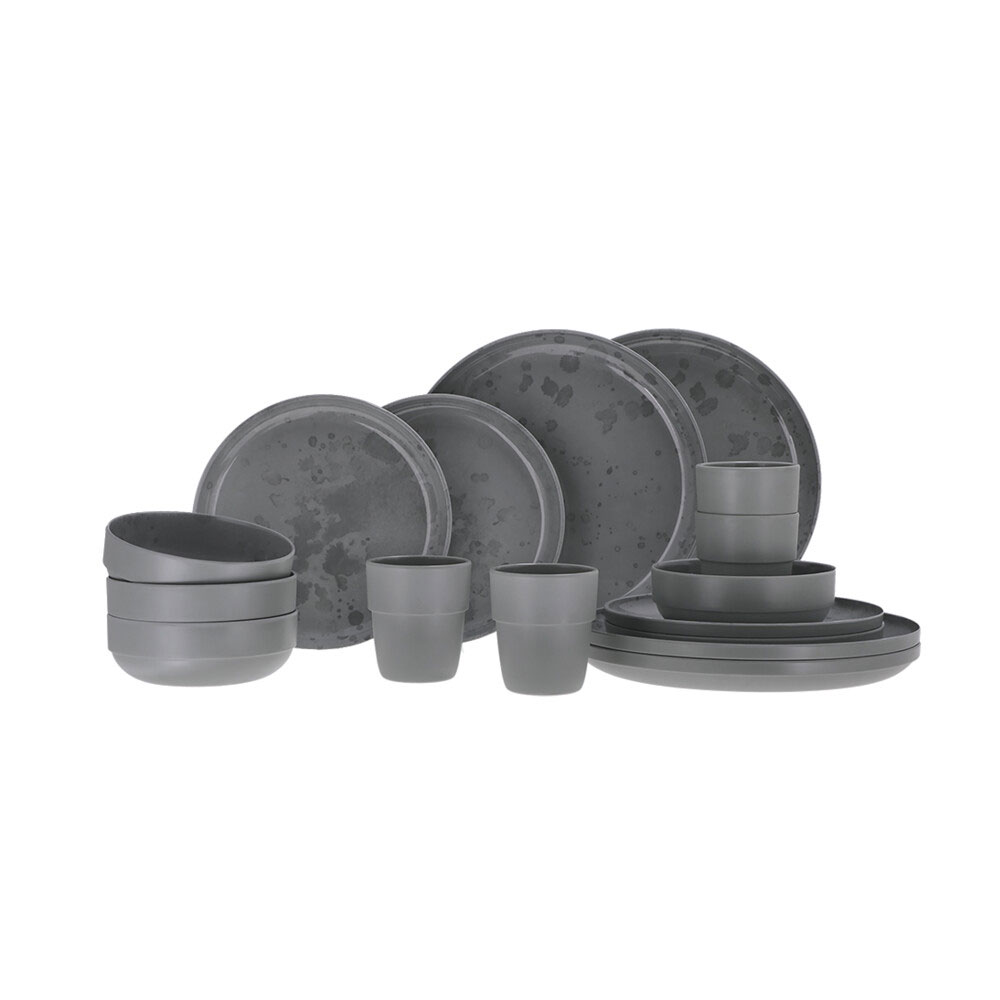 Travellife Palma Dele Melaminservice Dark Grey