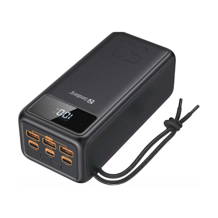 Kraftfuld 50.000mAh Powerbank med 130W USB-C PD til rejser