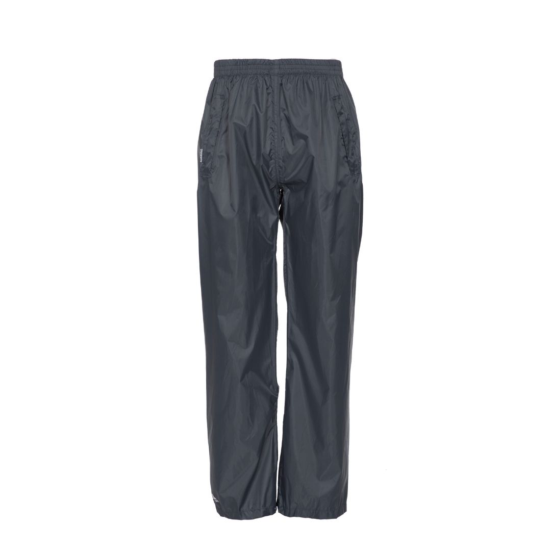 Regnbukser Unisex   Trespass Qikpac   Sort