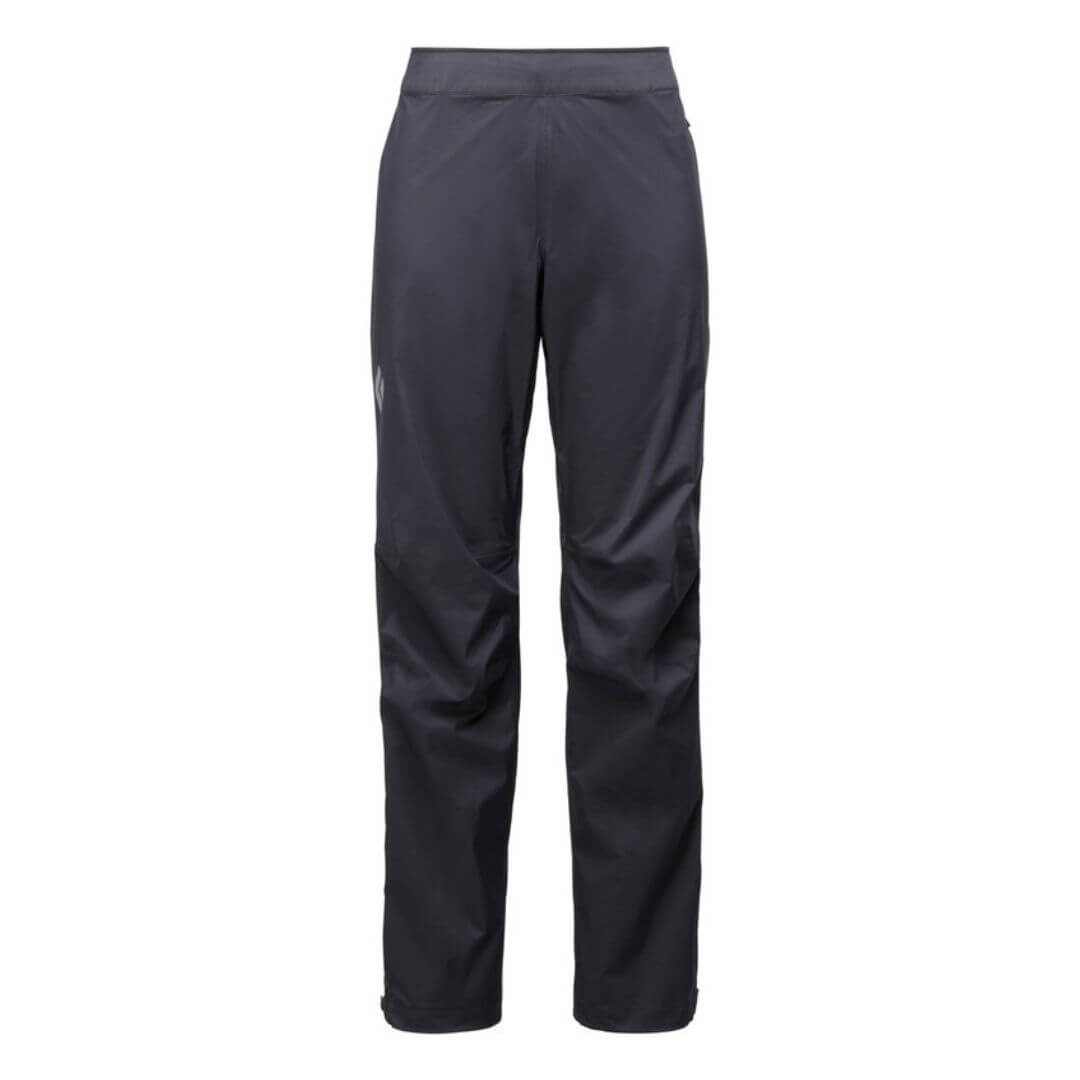 Regnbukser Til Dame   Black Diamond Fineline Stretch Full Zip   Sort